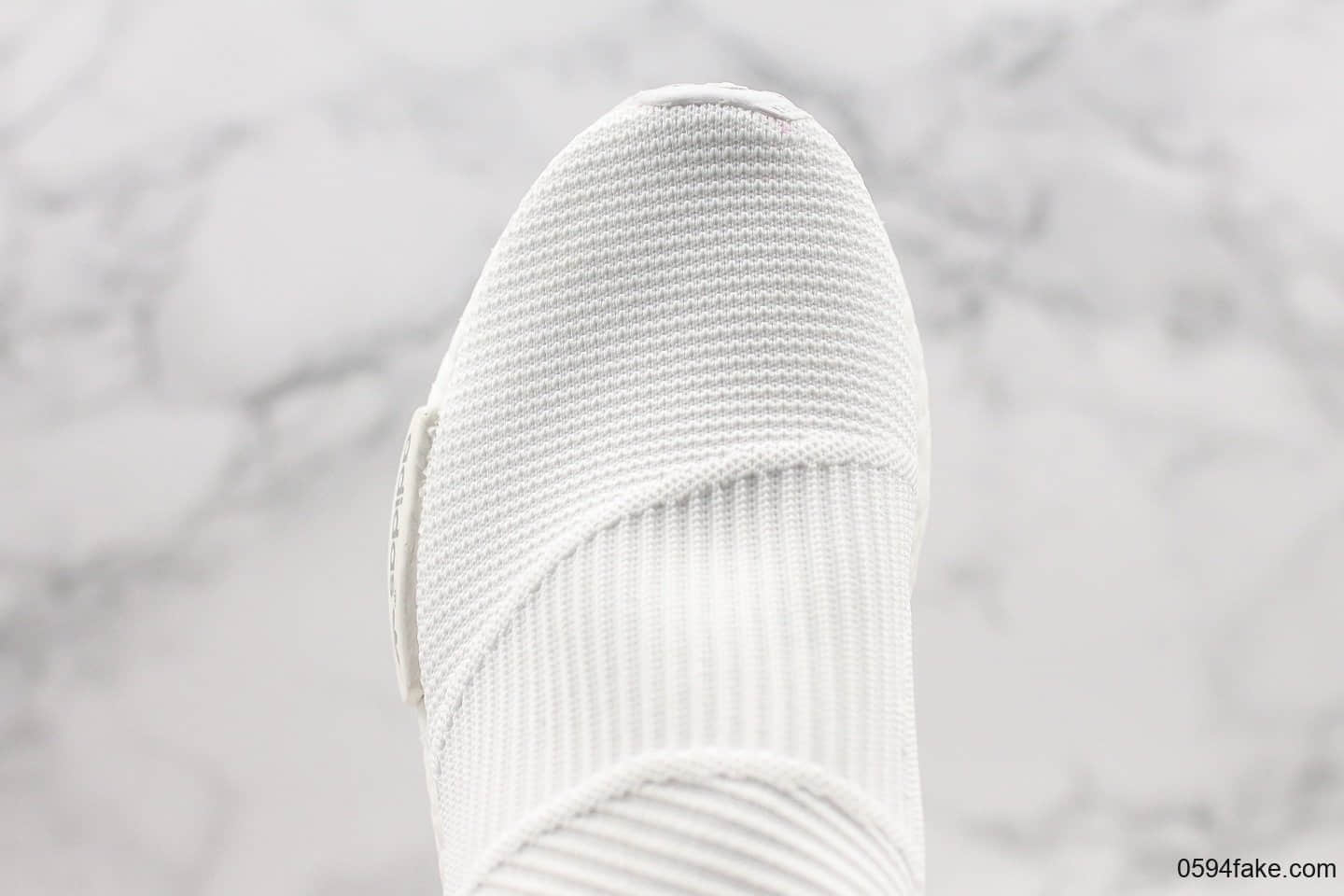 阿迪达斯Adidas NMD CS1 PK White Black纯原版本弹力NMD针织袜子鞋纯白配色内置Boost缓震大底原楦头纸板打造 货号：BD7732