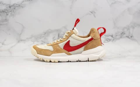 耐克Nike Craft Mars Yard 2.0 x Tom Sachs纯原版本艺术家联名权志龙同款宇航员神游2.0经典款复古做旧黄红勾原盒原标 货号：AA2261-100