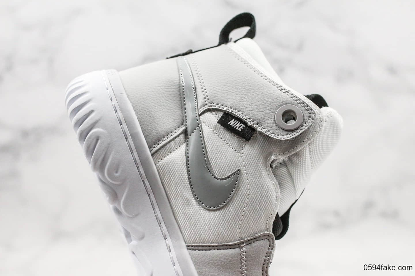 乔丹Air Jordan 1 High React纯原版本瑞亚机能风格AJ1灰色原档案数据开发真瑞亚缓震大底 货号：AR5321-100