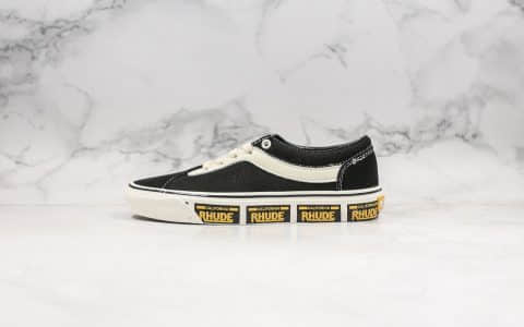 万斯Vans x Rhude Bold Ni公司级版本联名款黑黄加州车牌串标配色原厂硫化原盒配件 货号：VN0A3WLPTHF