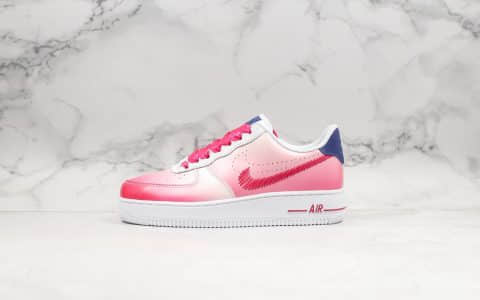 耐克Nike Air Force 1 Kay Yow纯原版本空军一号抗乳腺癌限定渐变粉配色原鞋开模一比一打原盒原标 货号：CT1092-100