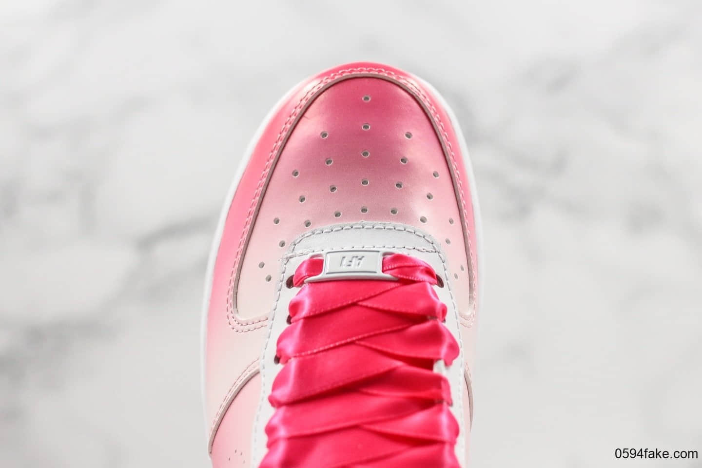 耐克Nike Air Force 1 Kay Yow纯原版本空军一号抗乳腺癌限定渐变粉配色原鞋开模一比一打原盒原标 货号：CT1092-100