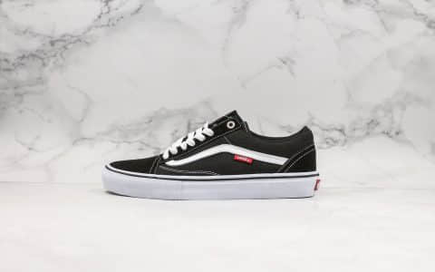 万斯Vans Old skool Pro公司级版本低帮经典系列红标PRO系列黑白配色原厂硫化工艺加厚鞋垫原盒原标