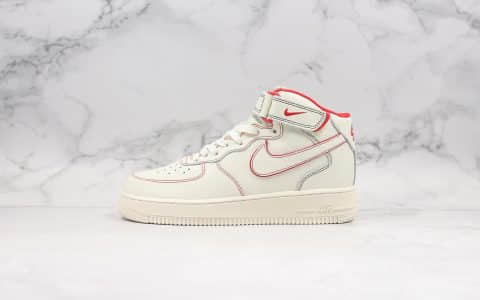 耐克Nike Air Force 1 Low '07纯原版本白红手稿兔八哥配色空军一号海外发售款内置全掌气垫原盒原标原装定制皮料打造 货号：AO2518-226