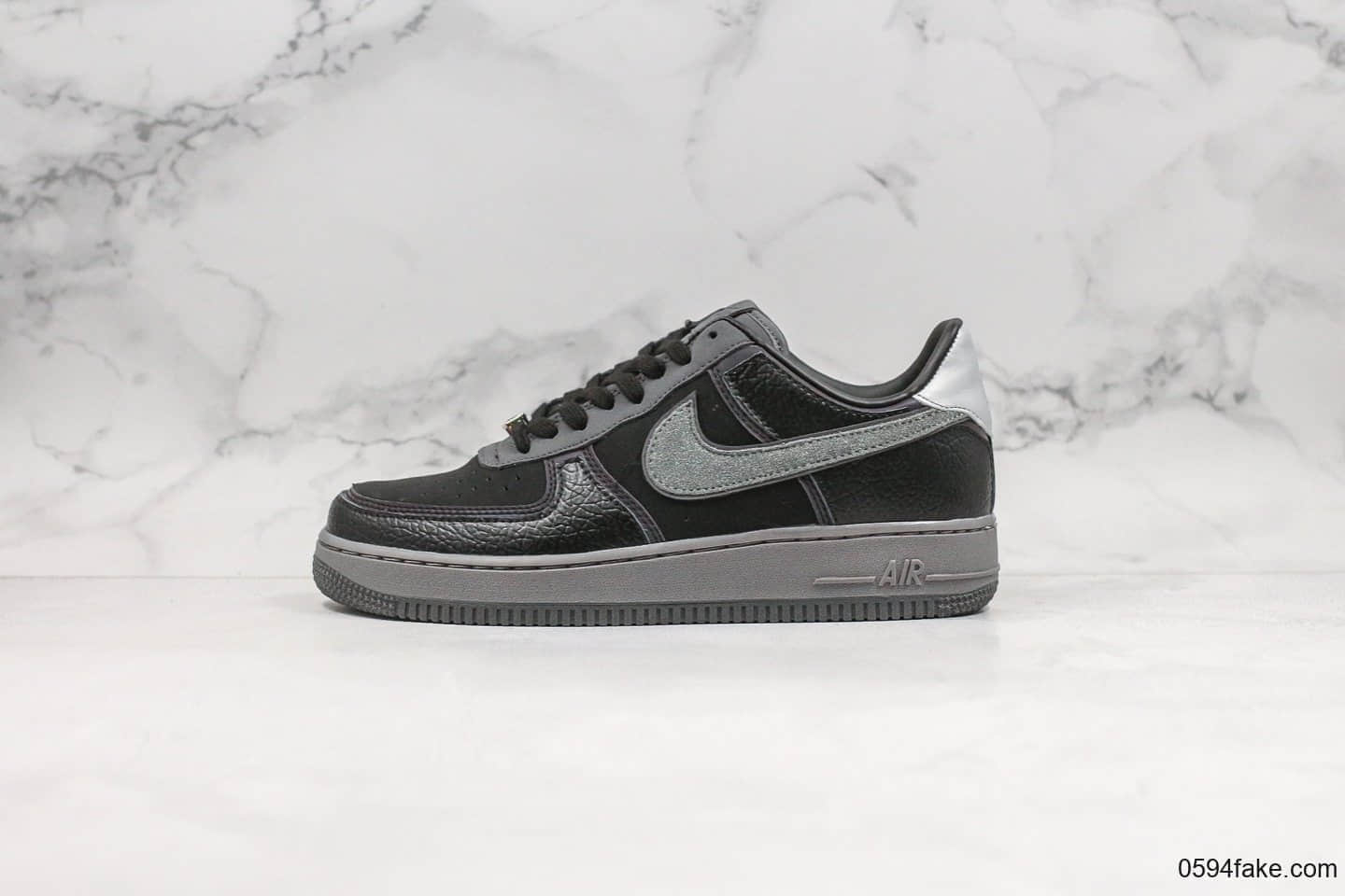 耐克Nike Air Force 1 x A Ma Maniére纯原版本低帮空军一号联名款黑灰色内置气垫原盒原标原鞋开模一比一打造 货号：CQ1087-001