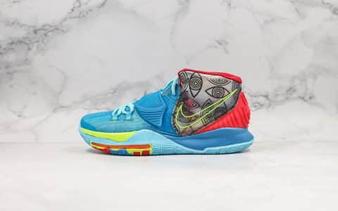 耐克Nike Kyrie 6 Pre-Heat NYC纯原版本欧文6蓝色纽约限定配色内置气垫支持高强度实战篮球鞋 货号：CN9839-401