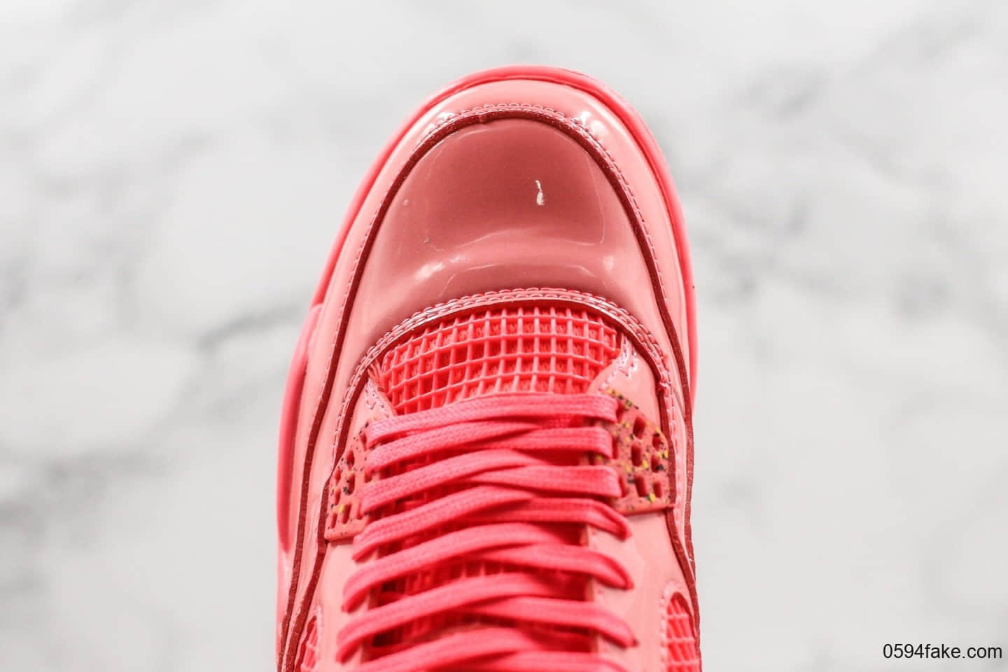 乔丹Air Jordan 4 Retro NRG纯原版本粉红糖果AJ4漆皮镜面篮球鞋原鞋开模一比一打造进口皮料 货号：AQ9128-600