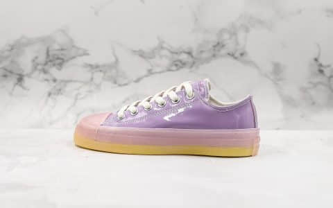 匡威Converse Chuck Taylor All Star Candy Coated HI水晶果冻系列马卡龙紫色真标经典冷硫技术