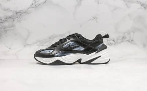 耐克Nike M2K Tekno ESS纯原版本复古m2k老爹鞋黑深蓝青岛原厂代工出货一次发泡成型 货号：CJ9583-001