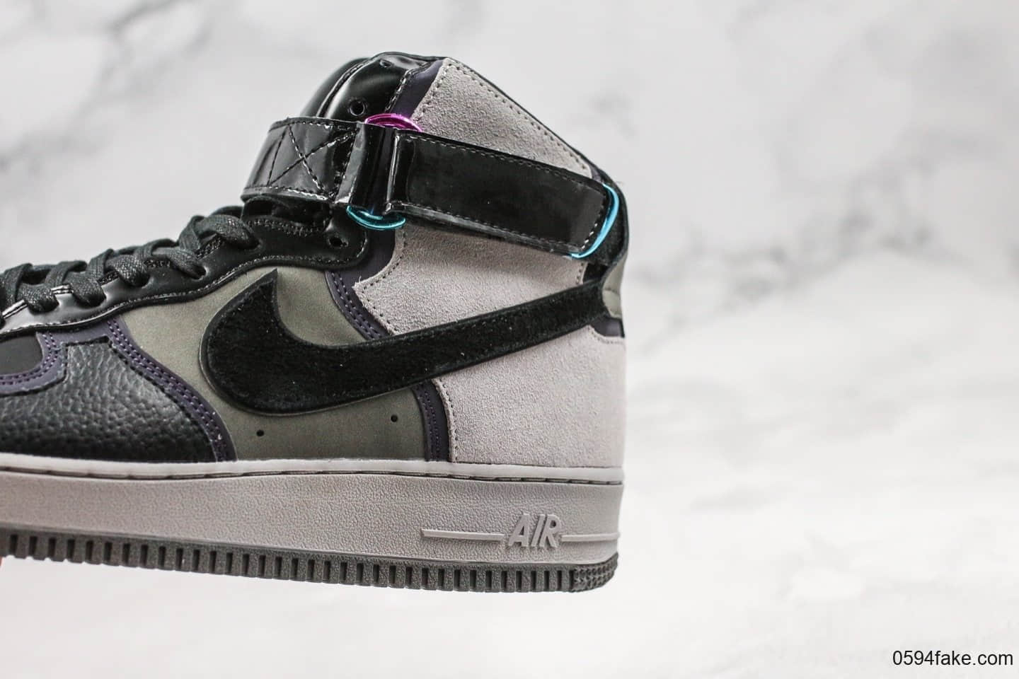耐克Nike Air Force 1 x A Ma Maniére纯原版本高帮空军一号限量发售款黑魂内置气垫原档案数据开发 货号：CQ6665-001