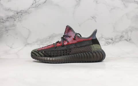 阿迪达斯Adidas YEEZY BOOST 350 V2 YECHEIL公司级版本乞丐拼接黑红满天星原厂Boost满钉大底原厂织面 货号：FX4145