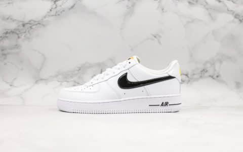 耐克Nike Air Force 1 Low 07纯原版本低帮空军一号黑白漆皮勾原盒原标内置气垫 货号：CI3446-100