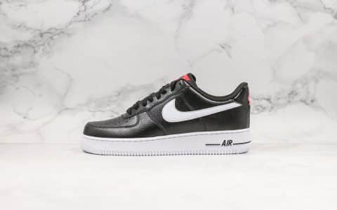 耐克Nike Air Force 1 Low ’07纯原版本低帮空军一号白黑漆皮勾内置全掌气垫 货号：CI3446-001