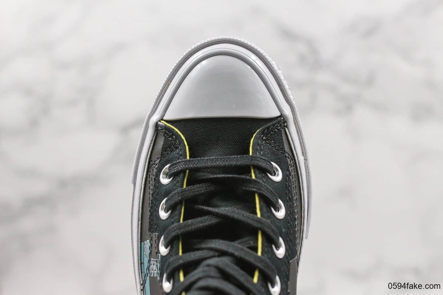 匡威Converse Chuck Taylor All Star 1970s Batman公司级版本蝙蝠侠联名款夜光高帮帆布鞋正确硅蓝PU中底 货号：167511C