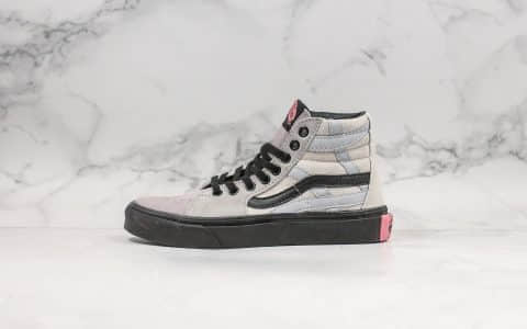 万斯Vans x zhaozhao公司级版本联名款鼠年限定高帮灰粉色原厂硫化大底原装钢印