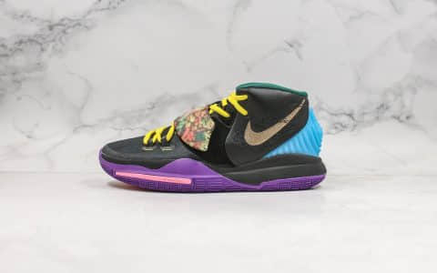 耐克Nike Kyrie 6 Pre-Heat Beijing纯原版本欧文6代北京城市限定黑紫配色内置气垫支持高强度实战 货号：CD5029-001