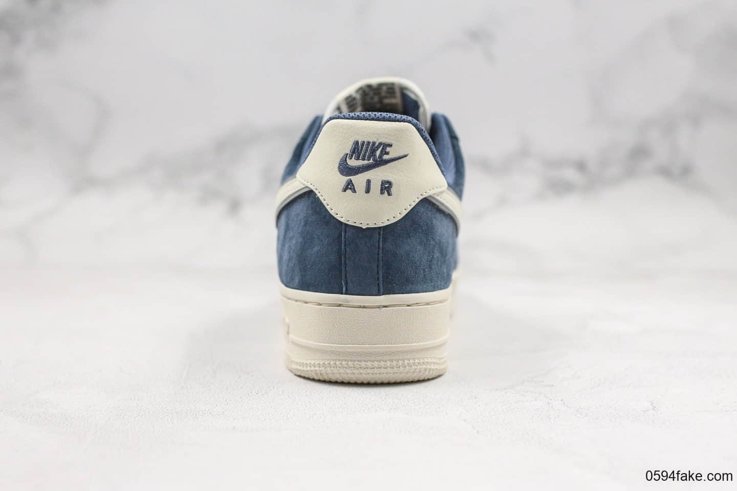 耐克Nike Air Force 1 low 07纯原版本低帮空军一号3M反光深蓝色内置气垫原盒原标正确色调后跟定型 货号：AQ8741-401