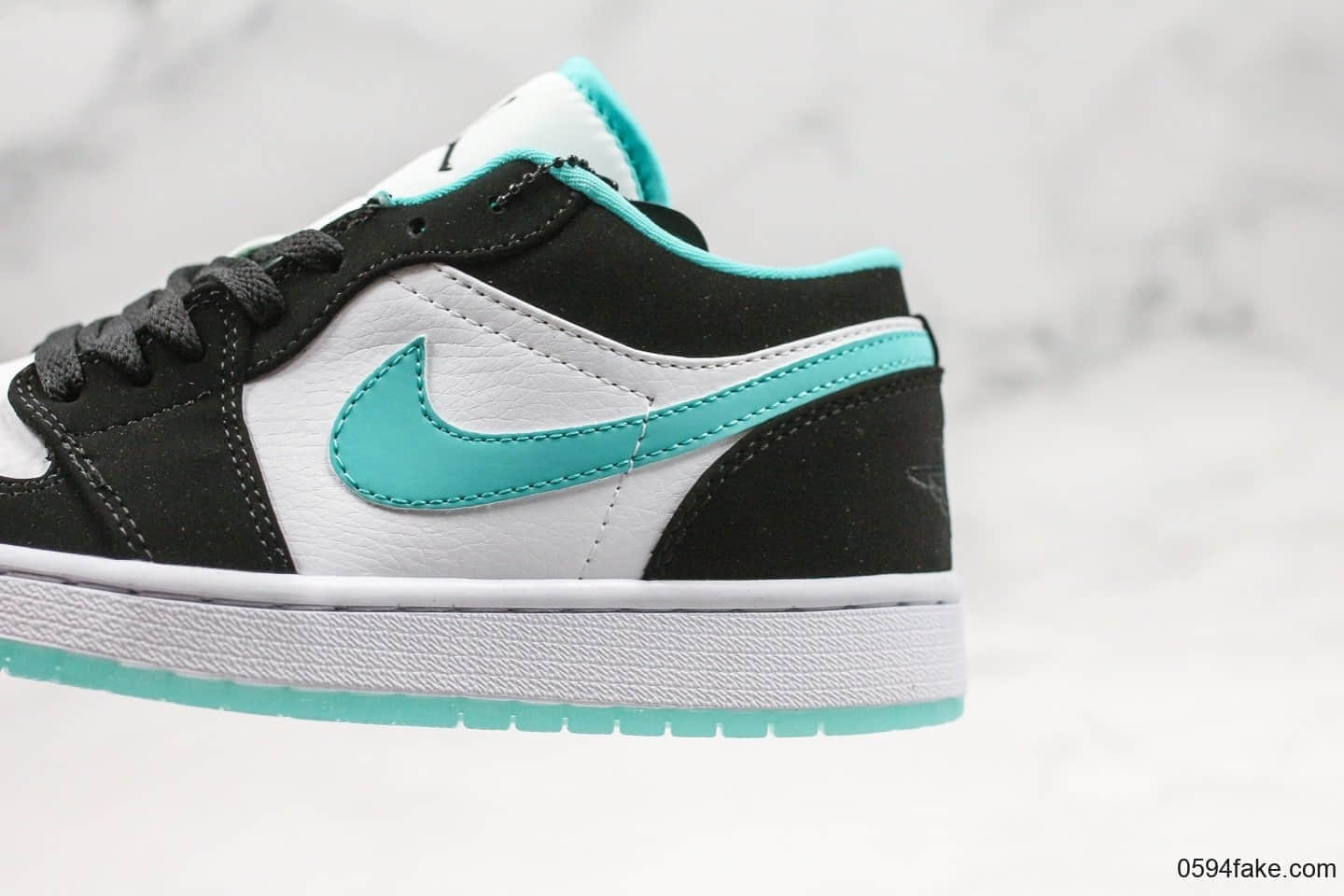 乔丹Air Jordan 1 Low纯原版本低帮AJ1薄荷绿3M反光材质内置气垫原档案数据开发原盒原标 货号：CQ9828-131