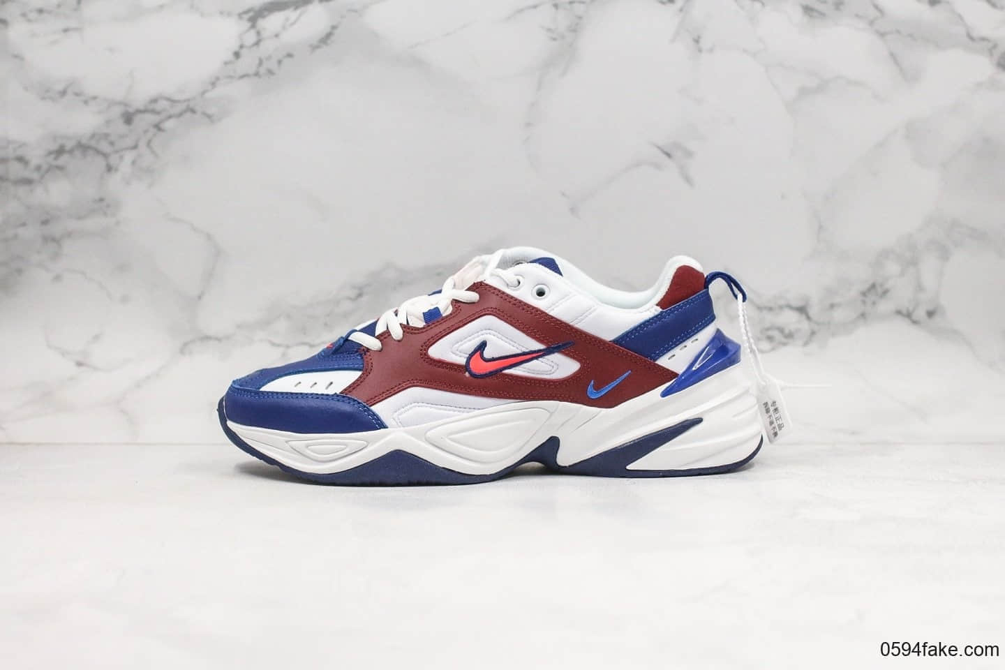 耐克Nike M2K Tekno Pink Foam纯原版本复古潮流M2K老爹鞋黑蓝红原盒原标区别市面通货版本 货号：AV4789-107