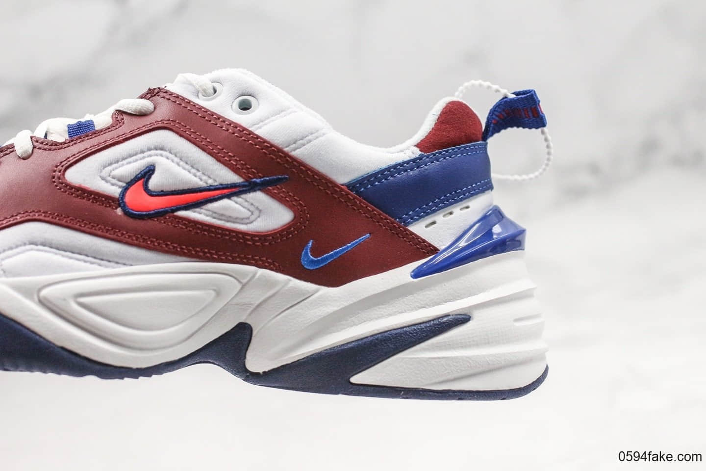 耐克Nike M2K Tekno Pink Foam纯原版本复古潮流M2K老爹鞋黑蓝红原盒原标区别市面通货版本 货号：AV4789-107