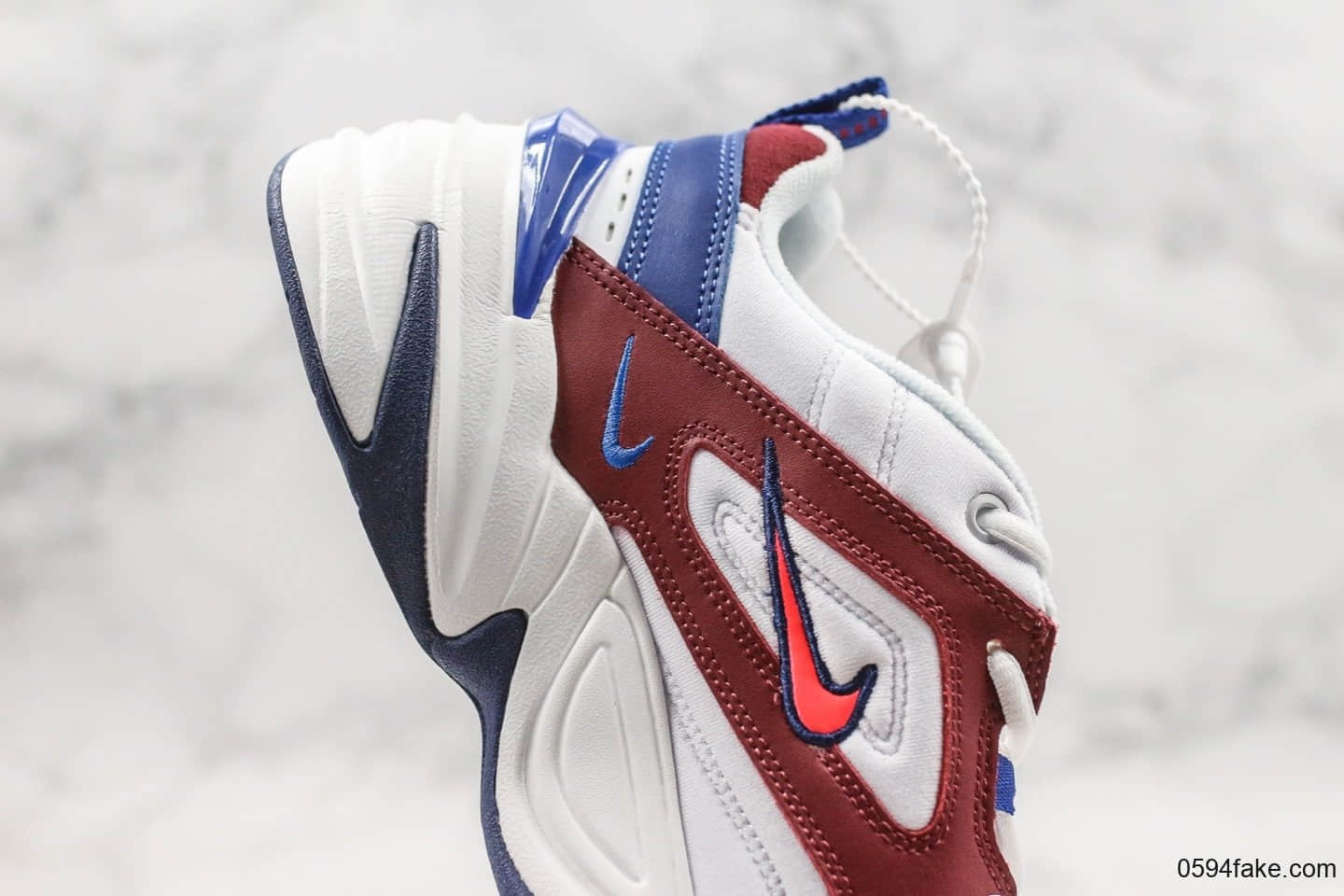 耐克Nike M2K Tekno Pink Foam纯原版本复古潮流M2K老爹鞋黑蓝红原盒原标区别市面通货版本 货号：AV4789-107