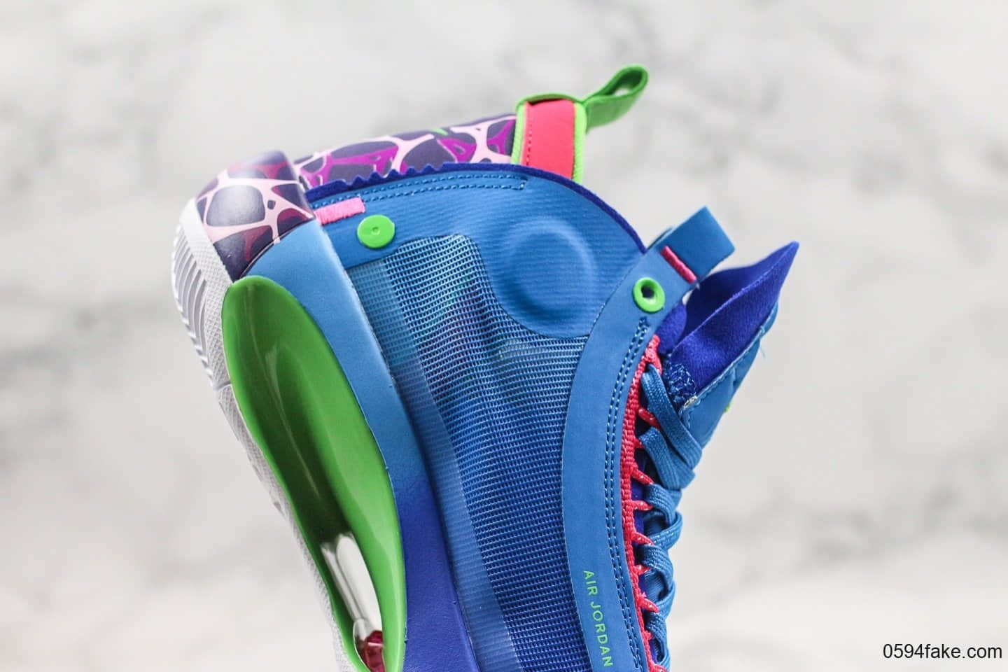 乔丹Air Jordan 34 Eclipse纯原版本日食配色AJ34蓝色内置气垫支持实战原盒原标 货号：BQ3381-401