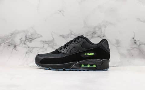 耐克Nike Wmns Air Max 90 SE Day teal tint纯原版本复古Max90气垫鞋黑绿配色内置可视气垫原档案数据开发 货号：AQ6101-001