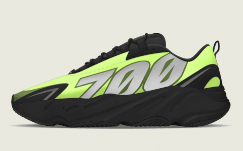 亮眼荧光绿！Yeezy Boost 700 MNVN全新配色明年发售！