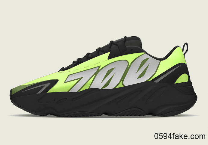 亮眼荧光绿！Yeezy Boost 700 MNVN全新配色明年发售！