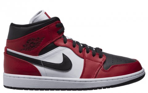 小芝加哥配色！Air Jordan 1 Mid “Chicago”首度曝光！ 货号：554724-069