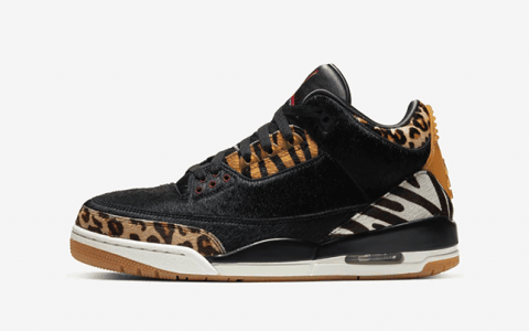 多种动物元素组合！这双AJ3也太狂野了！Air Jordan 3“Animal Instinct”12月19日发售！ 货号：CK4344-001