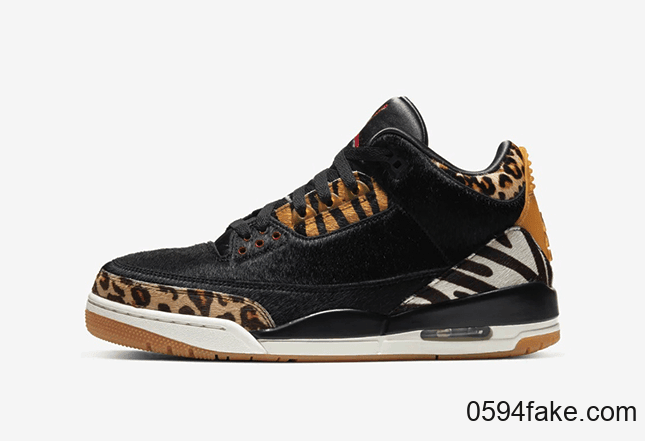 多种动物元素组合！这双AJ3也太狂野了！Air Jordan 3“Animal Instinct”12月19日发售！ 货号：CK4344-001