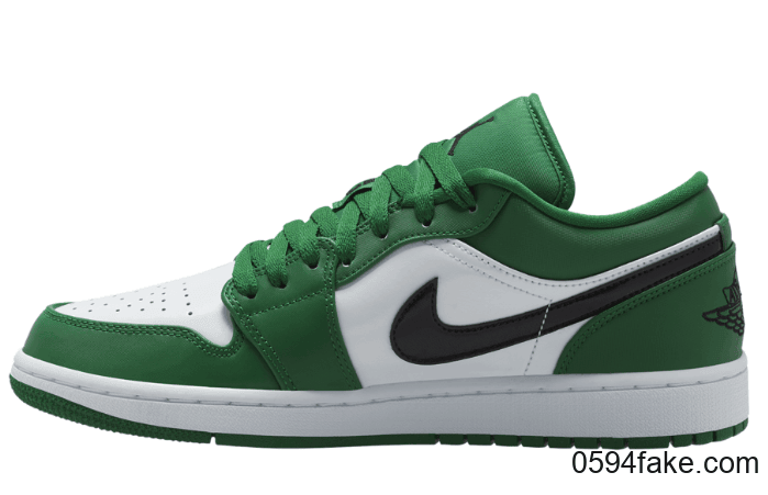 元年“凯尔特人”装扮！全新Air Jordan 1 Low“ Pine Green”即将发售！ 货号：553558-301