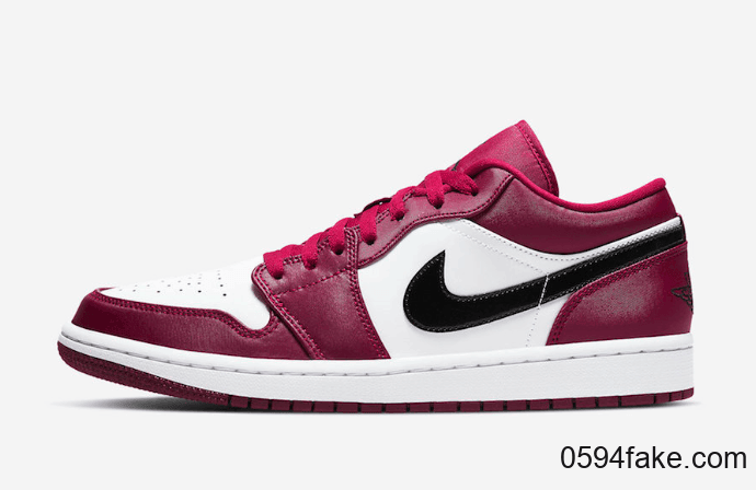 浪漫玫红配色！Air Jordan 1 Low“ Noble Red”即将发售！ 货号：553558-604