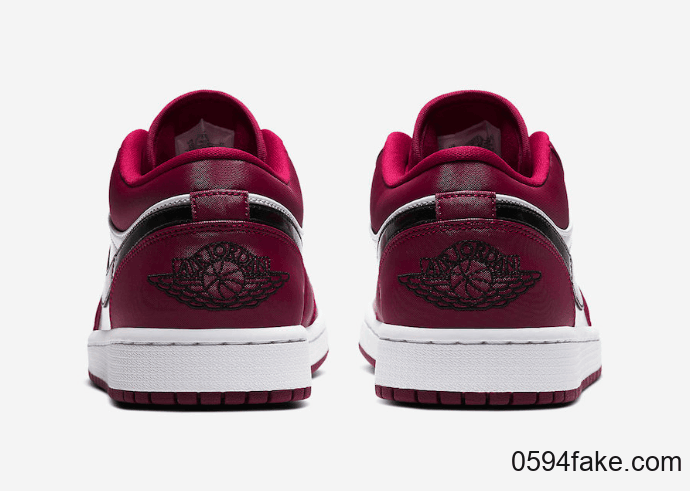 浪漫玫红配色！Air Jordan 1 Low“ Noble Red”即将发售！ 货号：553558-604