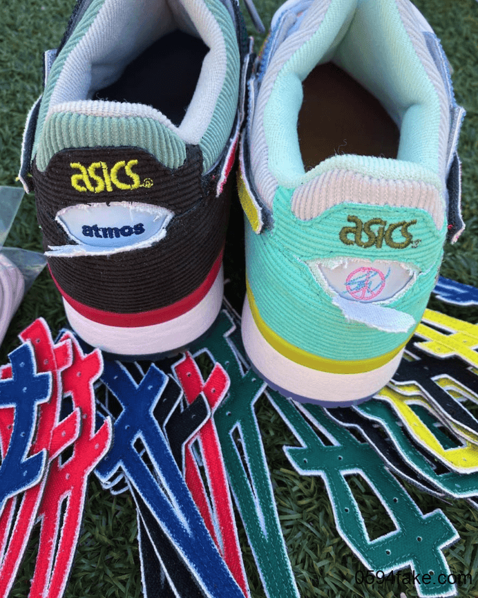 鸳鸯设计+灯芯绒拼接！重磅SW x atmos x ASICS 三方联名释出最新实物图！