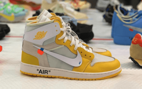 白黄Off-White x AJ1 “Canary Yellow”或将于明年发售！