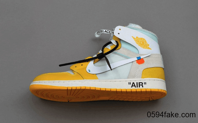 白黄Off-White x AJ1 “Canary Yellow”或将于明年发售！