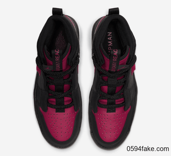 神似黑红AJ1！Air Jordan 1 High React“ Noble Red”现已发售！ 货号：AR5321-006