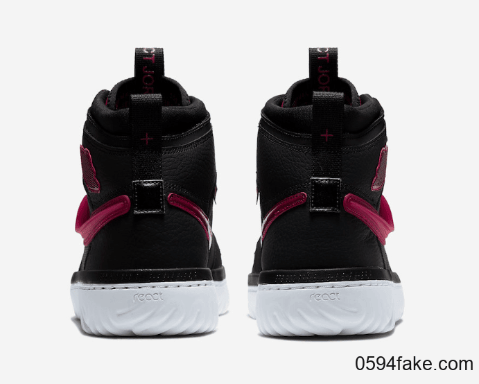 神似黑红AJ1！Air Jordan 1 High React“ Noble Red”现已发售！ 货号：AR5321-006