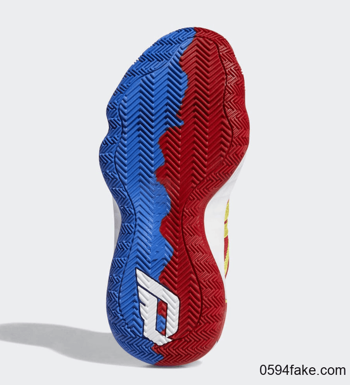 刺猬索尼克 x adidas Dame 6释出官图！色彩对比强烈！