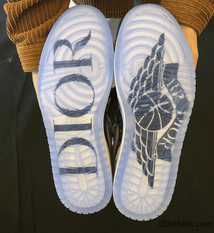 超限量重磅联名来袭！Dior x Air Jordan 1实物图首度曝光！