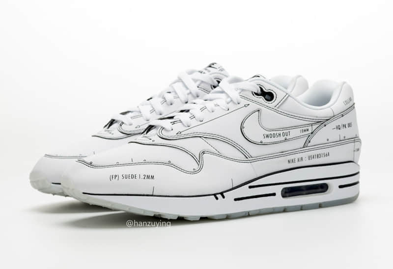 Nike Air Max 1 Tinker “Schematic” 货号：CJ4286-100