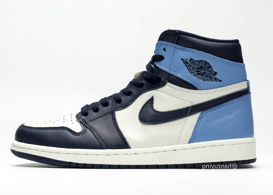 Air Jordan 1 Retro High OG “Obsidian” 货号：555088-140