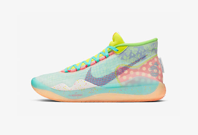 Nike KD 12 “EYBL” 杜兰特KD骚气球鞋，货号：CK1195-300