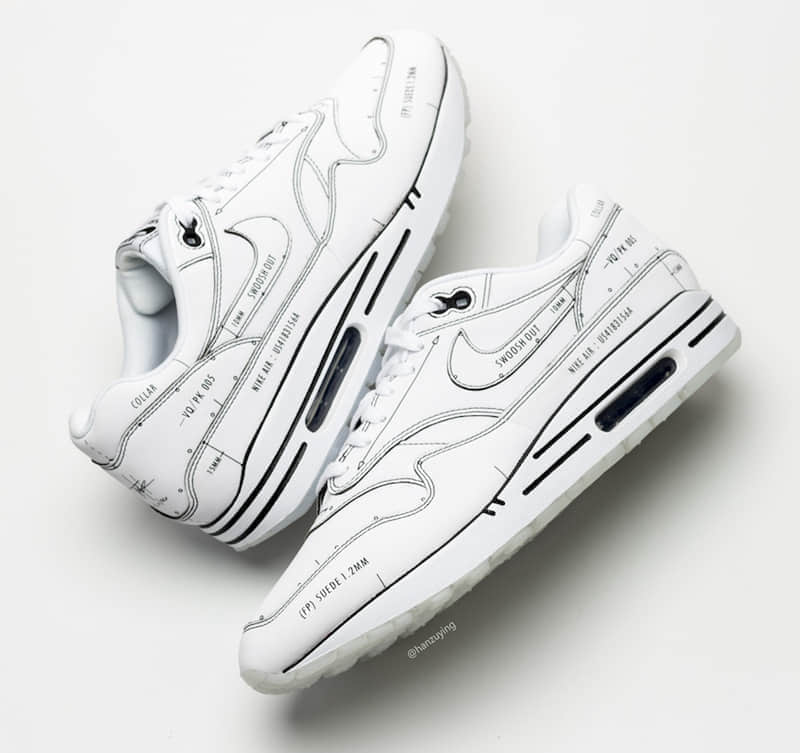 Nike Air Max 1 Tinker “Schematic” 货号：CJ4286-100