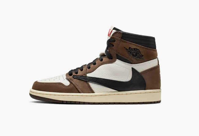Travis Scott x Air Jordan 1 High OG TS SP 乔丹倒钩款 货号：CD4487-100