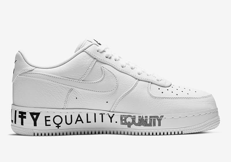 Nike Air Force 1 “EQUALITY” 货号：AQ2118-100