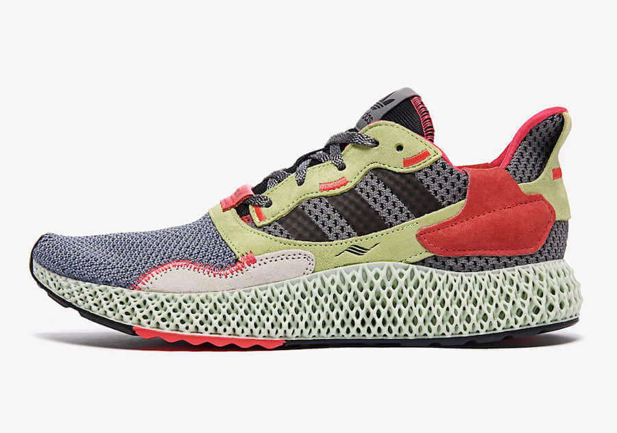 Adidas Originals ZX 4000 4D 货号：BD7927