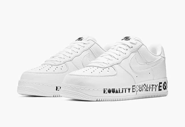 Nike Air Force 1 “EQUALITY” 货号：AQ2118-100